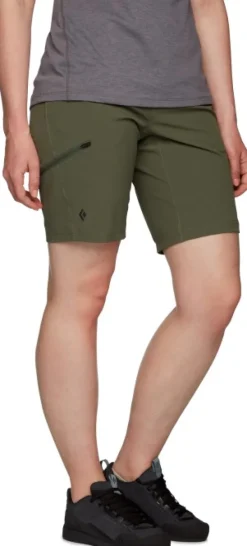 Black Diamond Valley naisten shortsit, maastonvihreä| Shortsit