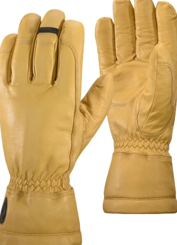 Black Diamond Work Gloves vuorilliset nahkahanskat, Natural| Outlet - Asusteet