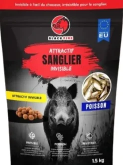 Black Fire Invisible - Fish| Riistaruokinta Ja Houkuttimet