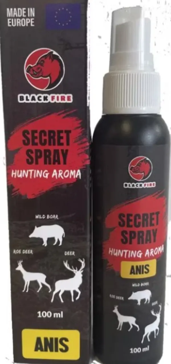Black Fire Riistaruokinta Ja Houkuttimet^Secret Spray - Anis
