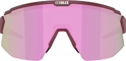 Bliz Breeze Small Matt Burgundy + Brown w Rose Multi + Spare lens Pink urheilulasit| Aurinkolasit
