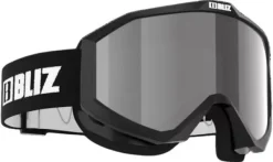 Bliz Liner laskettelulasit, Black/White Logo/Orange & Silver Mirror| Suojalasit Ja Laskettelukypärät