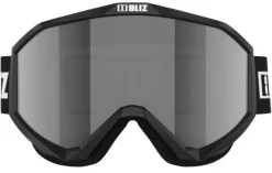 Bliz Liner laskettelulasit, Black/White Logo/Orange & Silver Mirror| Suojalasit Ja Laskettelukypärät