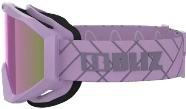 Bliz Liner laskettelulasit, Matt Purple/Dark Purple Logo/Brown Purple| Suojalasit Ja Laskettelukypärät