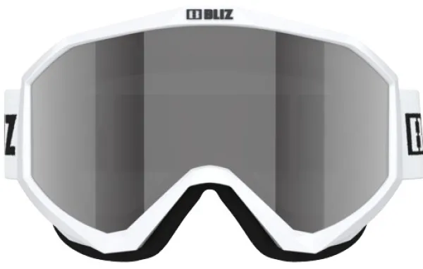Bliz Suojalasit Ja Laskettelukypärät^Liner laskettelulasit, White/Black Logo/Pink & Silver Mirror
