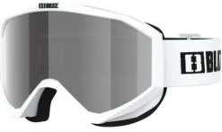 Bliz Suojalasit Ja Laskettelukypärät^Liner laskettelulasit, White/Black Logo/Pink & Silver Mirror