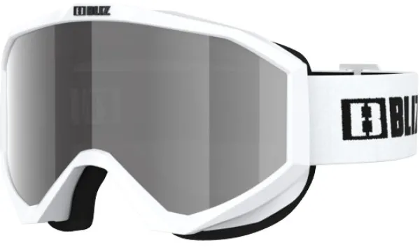 Bliz Suojalasit Ja Laskettelukypärät^Liner laskettelulasit, White/Black Logo/Pink & Silver Mirror