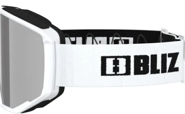 Bliz Spark laskettelulasit, White/Pink & Silver Mirror| Suojalasit Ja Laskettelukypärät