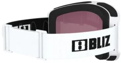 Bliz Spark laskettelulasit, White/Pink & Silver Mirror| Suojalasit Ja Laskettelukypärät