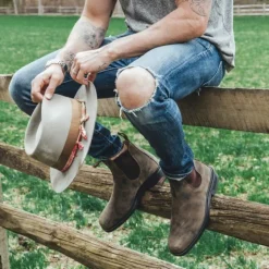 Blundstone Metsästyskengät^1306 Dressboot kengät, unisex, rustiikkinen ruskea