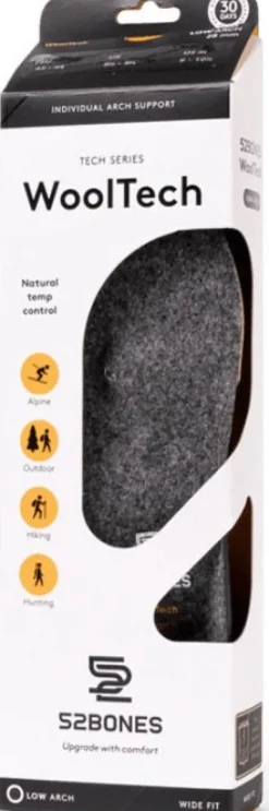 52Bones Pohjalliset^WoolTech Low pohjallinen
