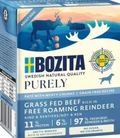 Bozita Koiran Märkäruoka^Dog Purely Pate Reindeer 370 g