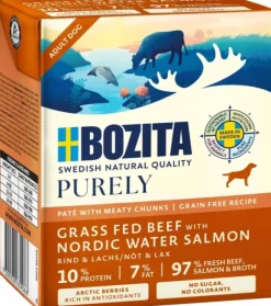 Bozita Dog Purely Pate Salmon 370 g| Koiran Märkäruoka