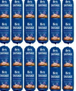 Brit Premium Koiranmakkara Turkey 12 x 800 g| Koiran Märkäruoka