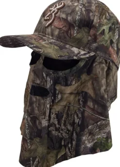 Browning Metsästysasusteet/Balaclavat Ja Kasvomaskit Metsälle^Facemask Cap lippalakki kasvomaskilla, Mobuc