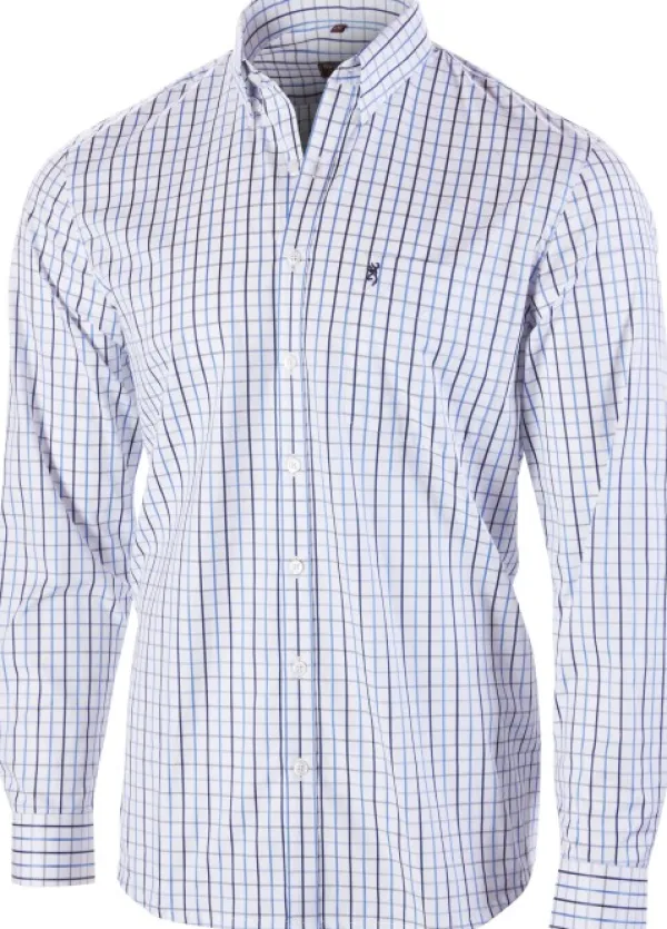 Browning Metsästyspaidat^James Shirt kauluspaita, vaaleansininen