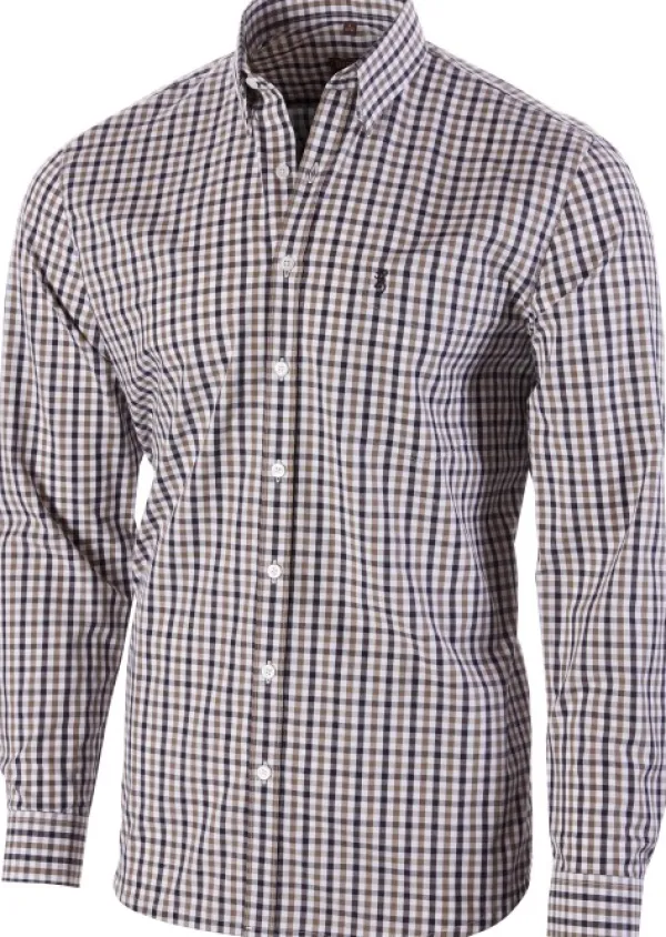 Browning Sean Shirt kauluspaita, ruskea| Metsästyspaidat