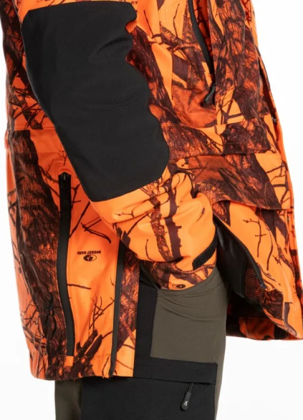Browning XPO PRO Parka RF metsästystakki, oranssi camo| Koiranohjaajan Vaatteet