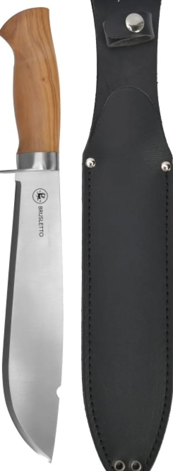 Brusletto Villmarka -puukko, suuri, Olive Light| Hakkuuveitset