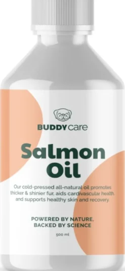 Buddy Care Salmon Oil lohiöljy, 500ml| Ravintolisät/Iho Ja Lihakset