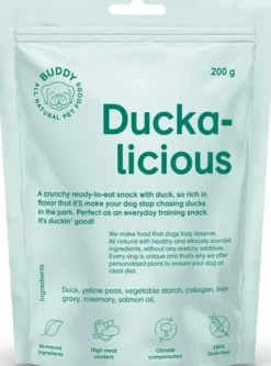 Buddy Semi-moist Snack makupala ankka/rosmariini, 200 g| Makupalat