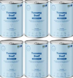 Buddy Koiran Märkäruoka^Yummy Beef koiran märkäruoka, 6 x 400g
