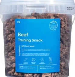 Buddy Beef Training Snackn koiran makupalat, 1 kg| Makupalat