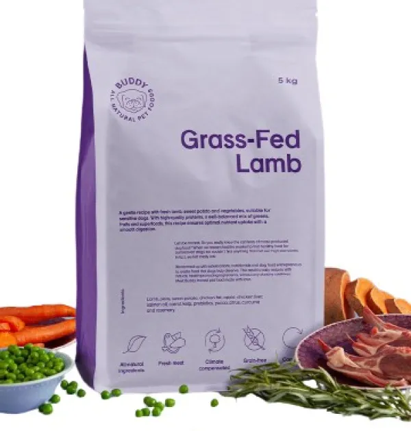 Buddy Koiran Kuivaruoka^ Grass-Fed Lamb kuivaruoka, 12 kg