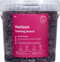 Buddy Venison Training Snack makupala, 1 kg| Makupalat