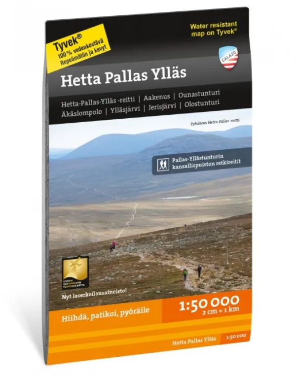 Calazo Kirjat Ja Kartat^Hetta Pallas Ylläs 1:50 000