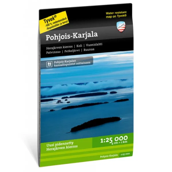 Calazo Pohjois-Karjala 1:25 000| Kirjat Ja Kartat