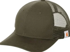 Carhartt Workwear Metsästysasusteet/Metsästyslippikset^Carhartt Canvas Mesh Back Cap lippalakki, maastonvihreä