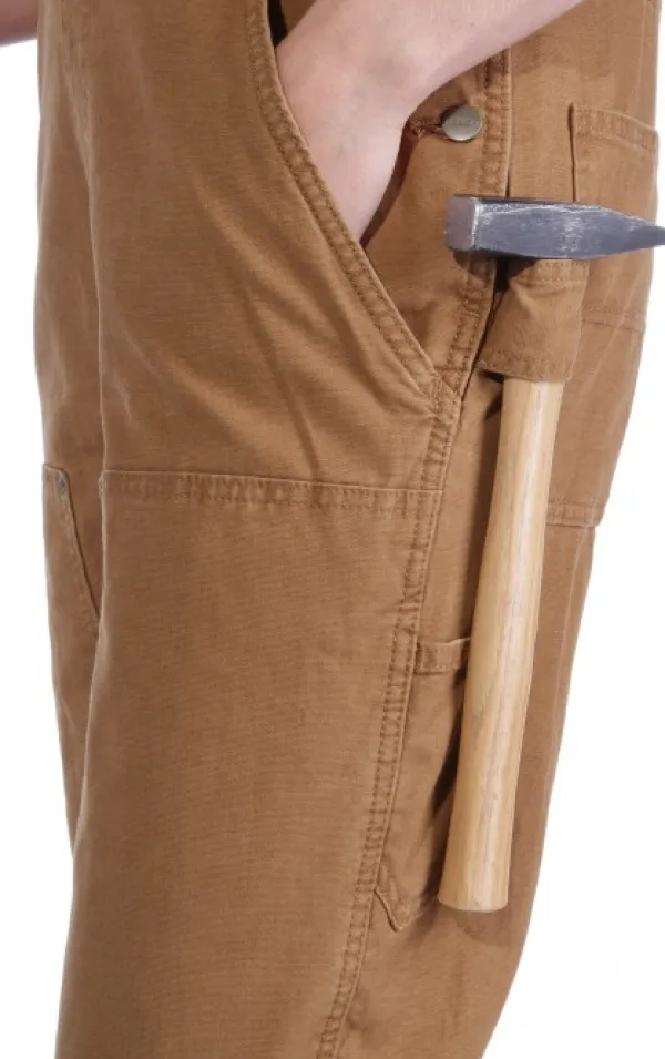 Carhartt Workwear Vapaa-ajan Housut^Carhartt Crawford Bib Overall naisten haalari, Carhartt® Brown