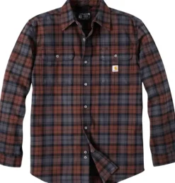 Carhartt Workwear Flanelli- Ja Kauluspaidat^Carhartt Flannel L/S Plaid Shirt paita, Mocha