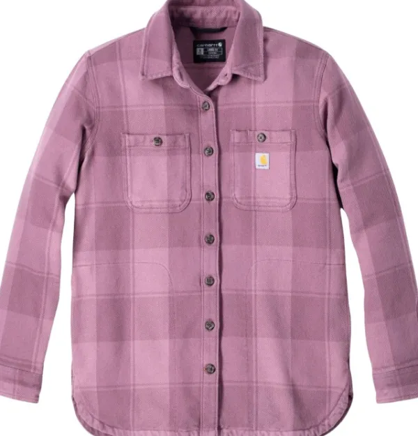 Carhartt Workwear Carhartt Loose Fit Twill Shirt Jacket naisten paita, Woodrose| Flanelli- Ja Kauluspaidat