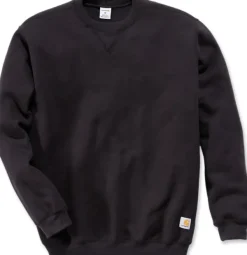 Carhartt Workwear Carhartt Midweight Crewneck paita, musta| Hupparit, Fleecet Ja Välipaidat