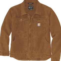 Carhartt Workwear Ulkoilutakit^Carhartt M's Duck Relaxed Fit Jacket Carhartt® Brown