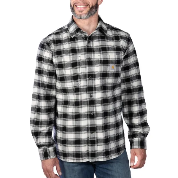 Carhartt Workwear Carhartt M's Flannel L/S Plaid Shirt Malt| Flanelli- Ja Kauluspaidat