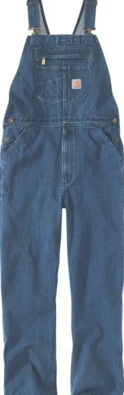 Carhartt Workwear Vapaa-ajan Housut^Carhartt M's Loose Fit Denim Bib Overall Darkstone