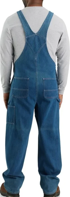 Carhartt Workwear Vapaa-ajan Housut^Carhartt M's Loose Fit Denim Bib Overall Darkstone