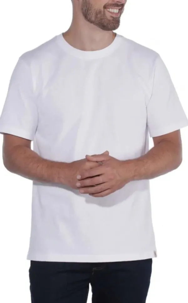Carhartt Workwear Carhartt Non-Pocket Short Sleeve T-Shirt paita, valkoinen| T-paidat Ja Pikeepaidat