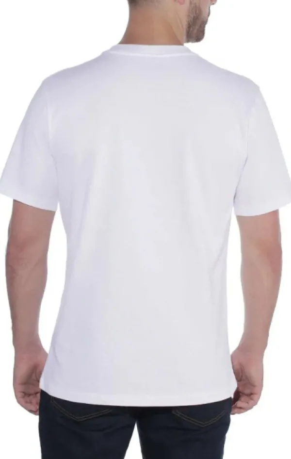 Carhartt Workwear Carhartt Non-Pocket Short Sleeve T-Shirt paita, valkoinen| T-paidat Ja Pikeepaidat