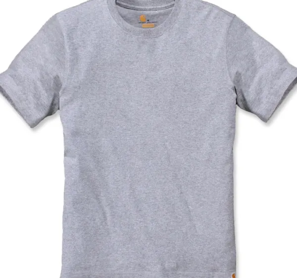 Carhartt Workwear Carhartt Non-Pocket Short Sleeve t-paita, harmaa| T-paidat Ja Pikeepaidat
