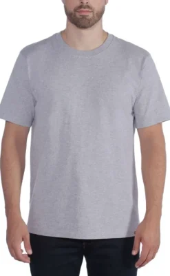 Carhartt Workwear Carhartt Non-Pocket Short Sleeve t-paita, harmaa| T-paidat Ja Pikeepaidat