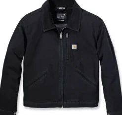 Carhartt Workwear Carhartt Relaxed Fit Canvas Detroit Jacket naisten takki, musta| Ulkoilutakit