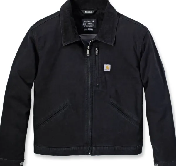 Carhartt Workwear Carhartt Relaxed Fit Canvas Detroit Jacket naisten takki, musta| Ulkoilutakit