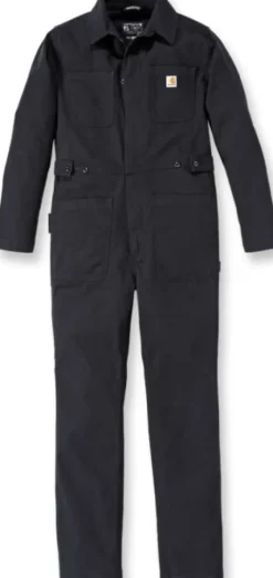 Carhartt Workwear Haalarit^Carhartt Relaxed Fit Canvas Coverall naisten haalarit, musta