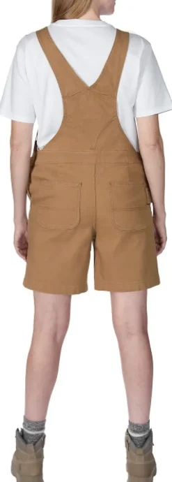 Carhartt Workwear Carhartt Relaxed Fit Canvas Shortall naisten shortsit, Carhartt Brown| Shortsit