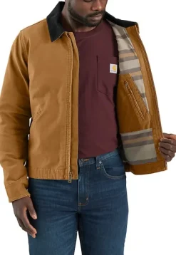 Carhartt Workwear Carhartt Relaxed Fit Duck Detroit Jacket takki, Carhartt® Brown| Ulkoilutakit