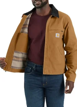Carhartt Workwear Carhartt Relaxed Fit Duck Detroit Jacket takki, Carhartt® Brown| Ulkoilutakit
